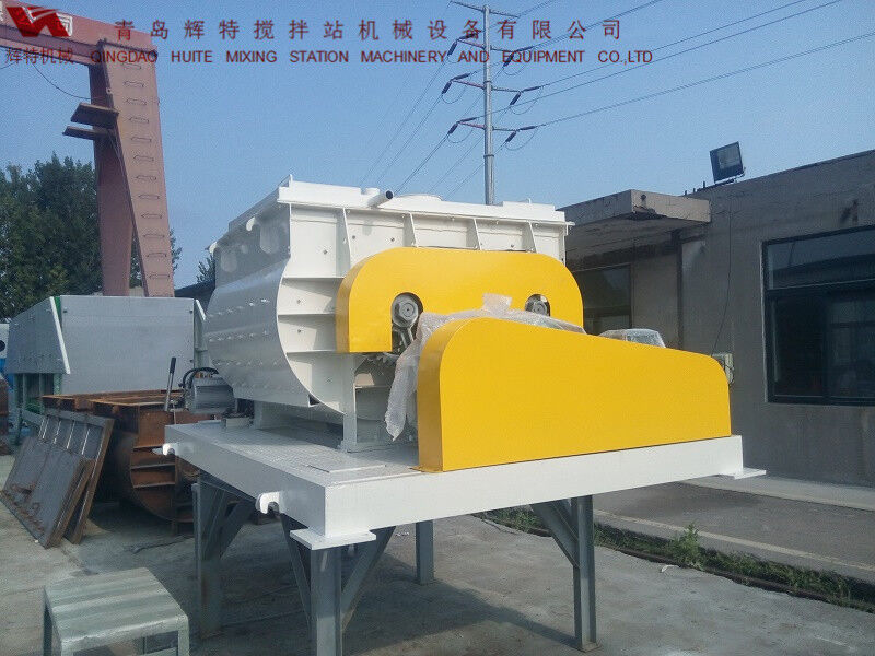 JS750攪拌臂采用偏心式設(shè)計(jì)，延長使用壽命，青島輝特機(jī)械