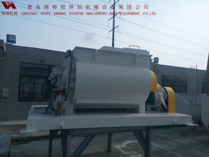 JS750攪拌臂采用偏心式設(shè)計(jì)，延長使用壽命，青島輝特機(jī)械