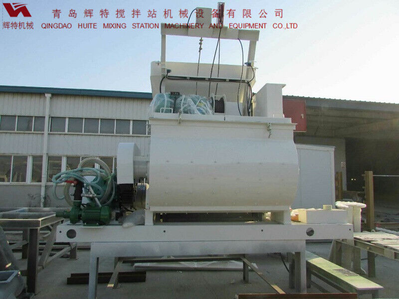JS750攪拌臂采用偏心式設(shè)計(jì)，延長使用壽命，青島輝特機(jī)械