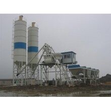HZS50混凝土攪拌站 小型攪拌站建設(shè) 投資攪拌站利潤